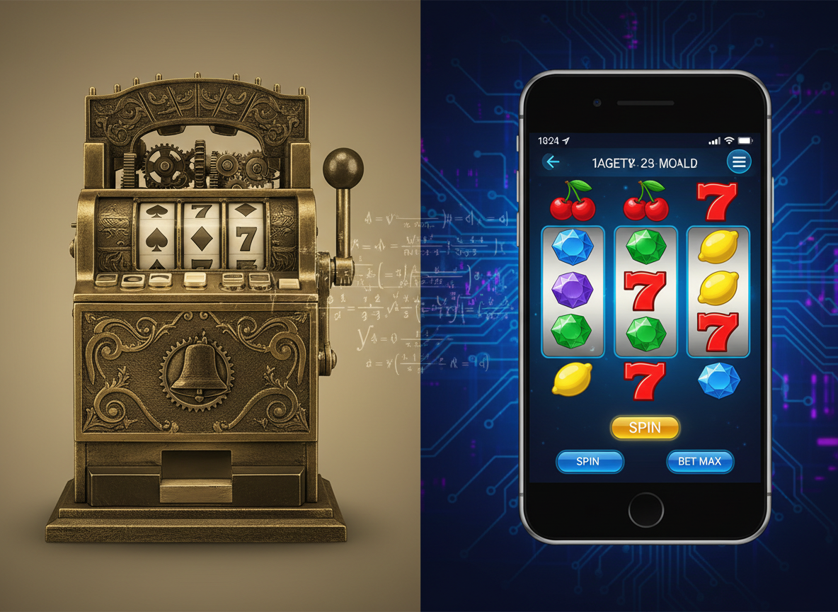 Slot Machine Games Mechanical Digital Evolution - Thumbnail